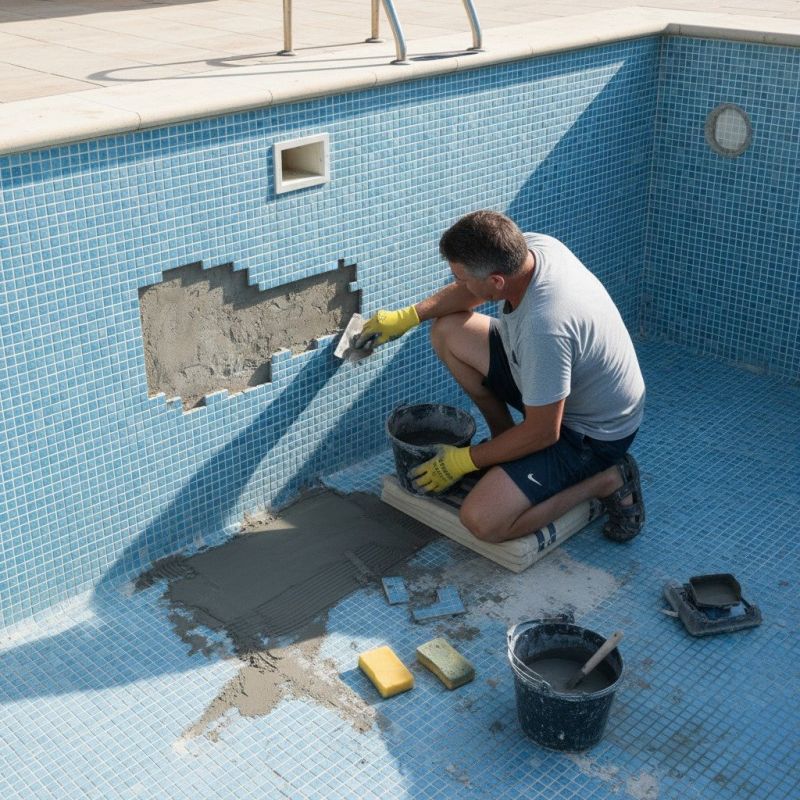 Pool Grout Repair