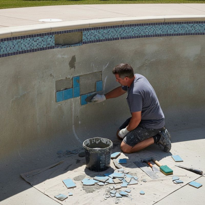 Pool Grout Repair