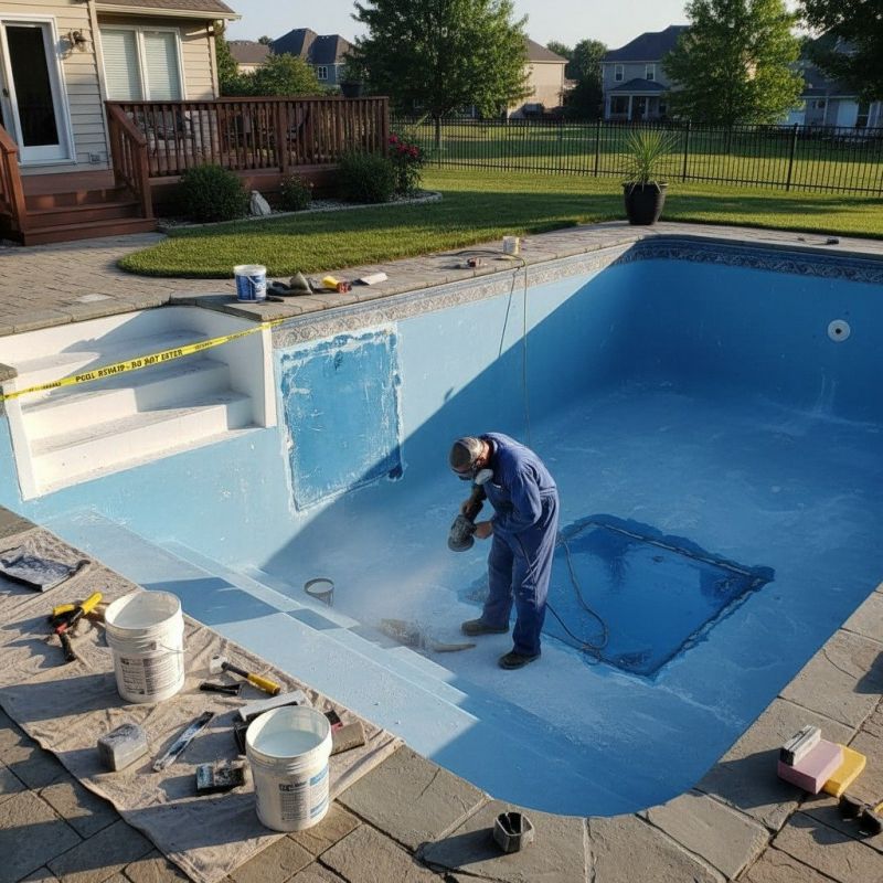 Pool Grout Repair