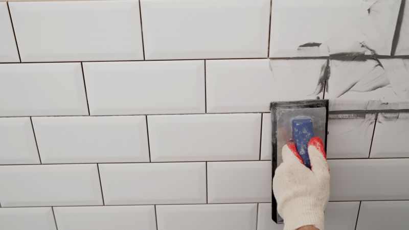 Close-up of Seamless Grout